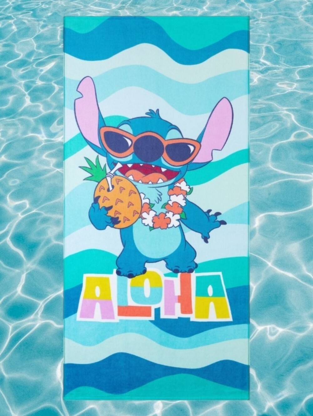 Disney Lilo & Stitch Kids Oversized Aloha Beach Towel New